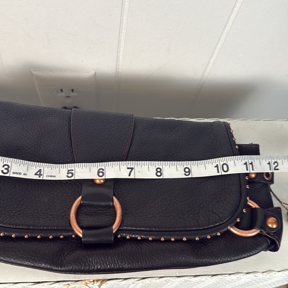 Kate Landry Clutch leather with metal grommets and accents soft NWT - Picture 8 of 9